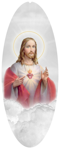 DNSA18-109-WT Sacred Heart Clouds White